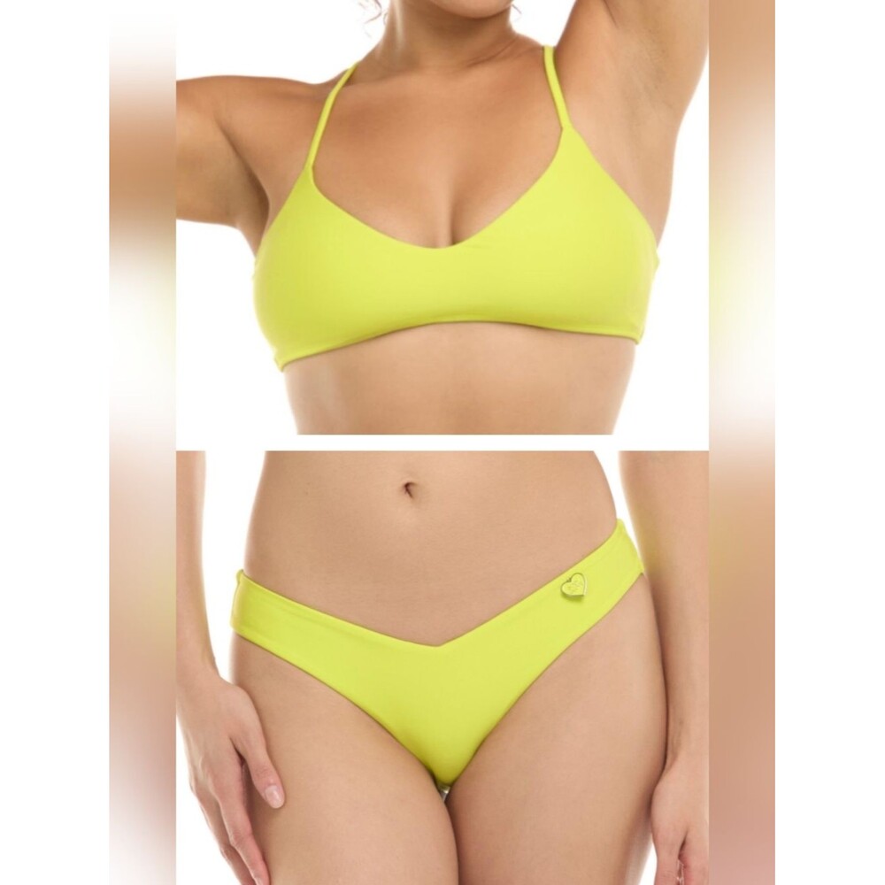 NWT Body Glove Smoothies Alani Top Kendal Bottom Key Lime Two Piece Bikini - M